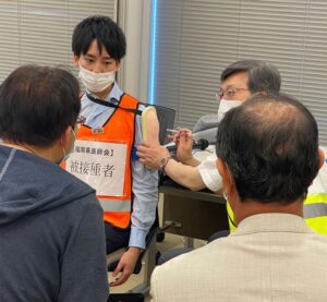 ワクチン接種に参加